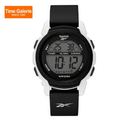 Reebok HALO REEWHAL-L9-PWIB-WB Warrior Black Silicon Strap Retro Digital Men Watch Reebok HALO REEWHAL-L9-PWIB-WB Warrior Black Silicon Strap Retro Digital Men Watch
