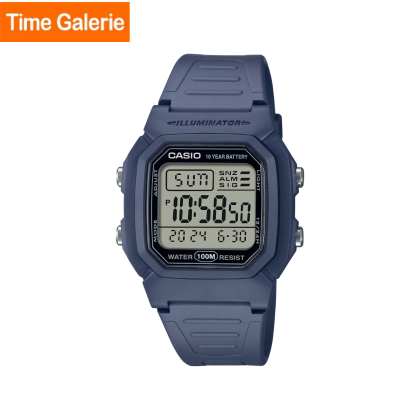 Casio General W-800H-2AV Digital Blue Resin Band Men Watch