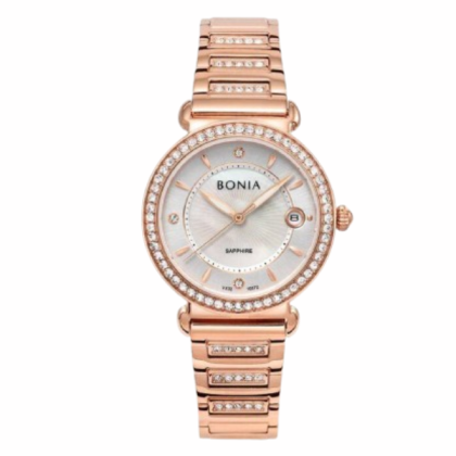Bonia Women Elegance BNB10572-2512S Silver Gold Stainless Steel Casual Watch Bonia Women Elegance BNB10572-2512S Silver Gold Stainless Steel Casual Watch