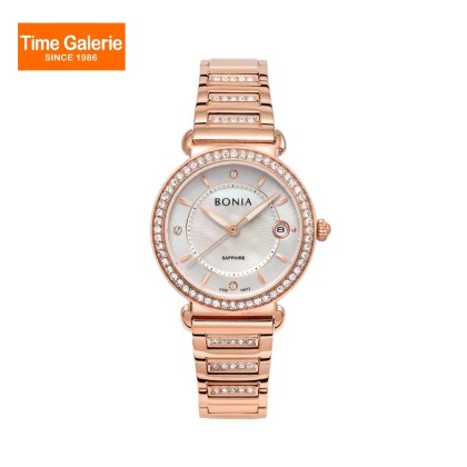 Bonia Women Elegance BNB10572-2512S Silver Gold Stainless Steel Casual Watch Bonia Women Elegance BNB10572-2512S Silver Gold Stainless Steel Casual Watch