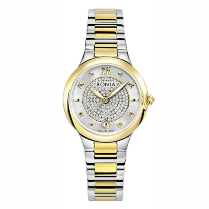Bonia Women Elegance BNB10793-2113 Silver Gold Stainless Steel Casual Watch Bonia Women Elegance BNB10793-2113 Silver Gold Stainless Steel Casual Watch