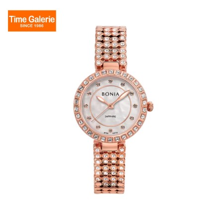 Bonia Cristallo Women Elegance BNB10774-2557S Silver Rose Stainless Steel Casual Watch Bonia Cristallo Women Elegance BNB10774-2557S Silver Rose Stainless Steel Casual Watch