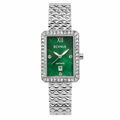 Bonia Women Elegance BNB10811-2393S Green Dial Stainless Steel Strap Casual Watch Bonia Women Elegance BNB10811-2393S Green Dial Stainless Steel Strap Casual Watch