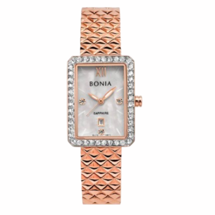 Bonia Women Elegance BNB10811-2553S White Dial Stainless Steel Strap Casual Watch