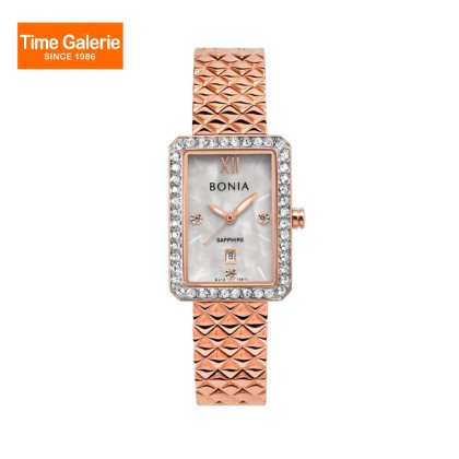 Bonia Women Elegance BNB10811-2553S White Dial Stainless Steel Strap Casual Watch