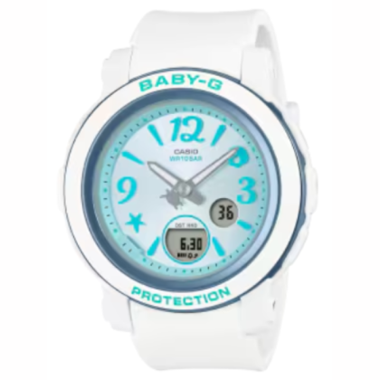 Casio Baby-G BGA-290US-2A White Strap Analog-Digital Women Watch Casio Baby-G BGA-290US-2A White Strap Analog-Digital Women Watch