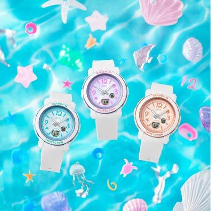 Casio Baby-G BGA-290US-2A White Strap Analog-Digital Women Watch Casio Baby-G BGA-290US-2A White Strap Analog-Digital Women Watch