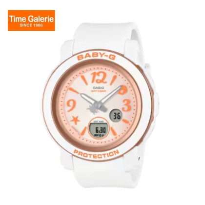 Casio Baby-G BGA-290US-4A White Strap Analog-Digital Women Watch Casio Baby-G BGA-290US-4A White Strap Analog-Digital Women Watch