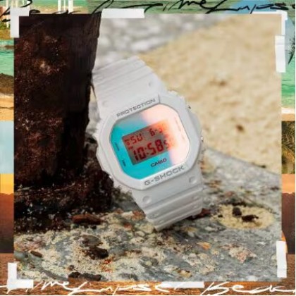 Casio G-Shock Radiant DW-5600TL-7 Digital White Strap Men Watches Casio G-Shock Radiant DW-5600TL-7 Digital White Strap Men Watches