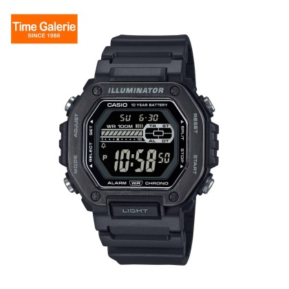 Casio General MWD-110HB-1BV Metal Bezal With Black Strap Men Watch