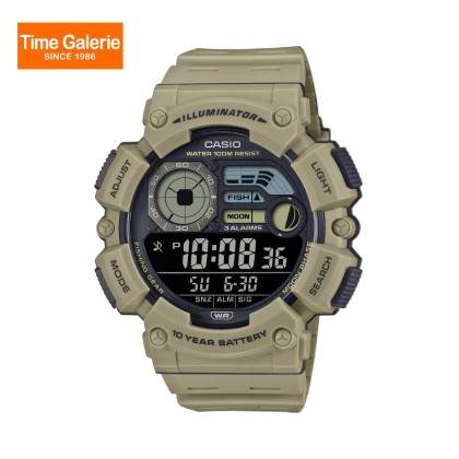 Casio General WS-1500H-5BV Light Brown Resin Band Men Watch Casio General WS-1500H-5BV Light Brown Resin Band Men Watch