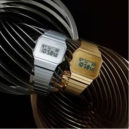 Casio Vintage A700WEVG-9A Gold Stainless Steel Band Men Watch