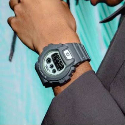 Casio G-Shock Hidden Glow DW-6900HD-8 Digital Grey Resin Band Men Watch Casio G-Shock Hidden Glow DW-6900HD-8 Digital Grey Resin Band Men Watch