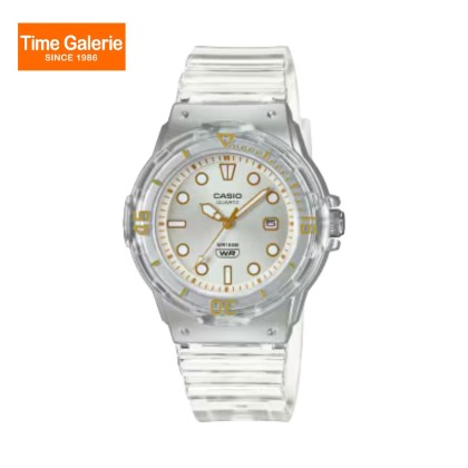 Casio General Pop LRW-200HS-7EV Translucent White Resin Band Women Watch Casio General Pop LRW-200HS-7EV Translucent White Resin Band Women Watch