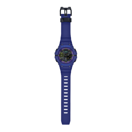 Casio G-Shock Cyber Color Series GA-B001CBR-2A Bluetooth Analog-Digital Blue Resin Men Watch