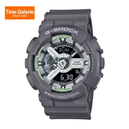 Casio G-Shock Hidden Glow Series GA-110HD-8A Analog-Digital Grey Resin Band Men Watch Casio G-Shock Hidden Glow Series GA-110HD-8A Analog-Digital Grey Resin Band Men Watch
