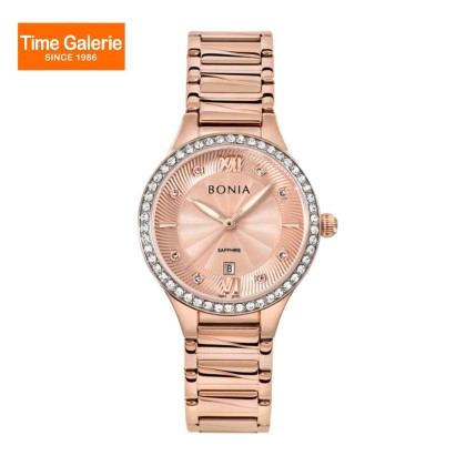 Bonia Elegance BNB10700-2573S Rose Gold Stainless Steel Women Watch