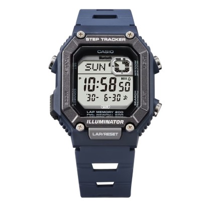 Casio General WS-B1000-2AV Bluetooth Digital Blue Resin Band Men Watch Casio General WS-B1000-2AV Bluetooth Digital Blue Resin Band Men Watch