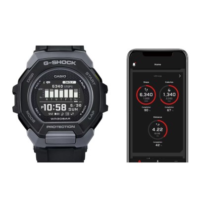 Casio G-Shock GBD-300-1 Smartwatch Bluetooth Digital Men Watch Casio G-Shock GBD-300-1 Smartwatch Bluetooth Digital Men Watch