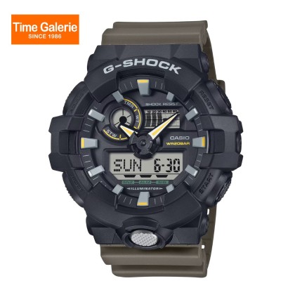 Casio G-Shock GA-710TU-1A3 Dark Brown Resin Band Digital Analog Men Watch Casio G-Shock GA-710TU-1A3 Dark Brown Resin Band Digital Analog Men Watch