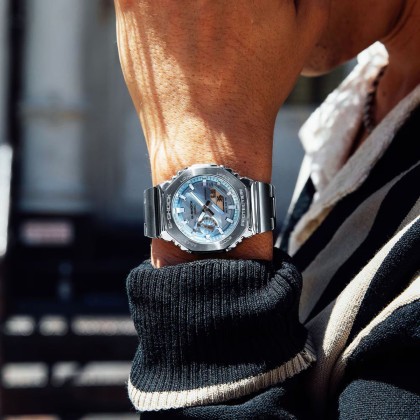 G-Shock G-Steel Series GM-2110D-2A Analog-Digital Men Watch G-Shock G-Steel Series GM-2110D-2A Analog-Digital Men Watch