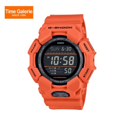 G-Shock GD-010-4 Digital Orange Resin Band Men Watch G-Shock GD-010-4 Digital Orange Resin Band Men Watch