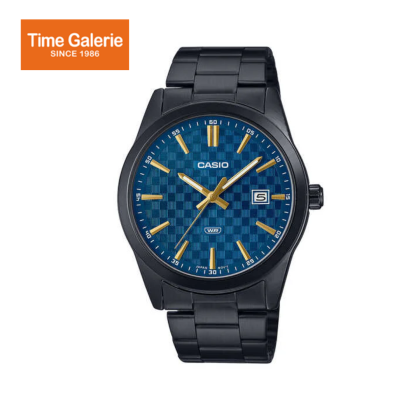 Casio Men's Analog Watch MTP-VD03B-2AUDF Black Stainless Steel Strap Casio Men's Analog Watch MTP-VD03B-2AUDF Black Stainless Steel Strap