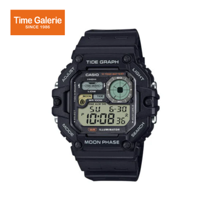Casio Men's Digital Watch WS-1700H-1AVDF Black Resin Strap Sport Watch Casio Men's Digital Watch WS-1700H-1AVDF Black Resin Strap Sport Watch