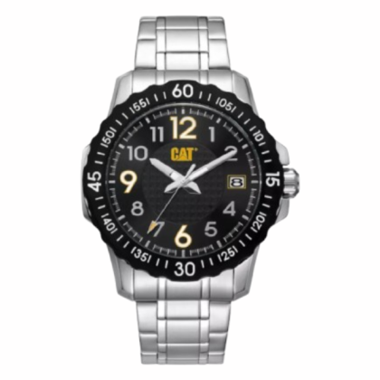 CAT DOWNFORCE AP-141-11-111 Black Dial Stainless Steel Analog Watch CAT DOWNFORCE AP-141-11-111 Black Dial Stainless Steel Analog Watch