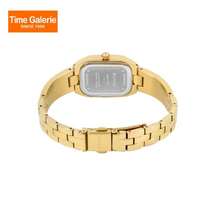 Bonia Monogram BNB10795-2217 Gold Stainless Steel Women Bonia Monogram BNB10795-2217 Gold Stainless Steel Women