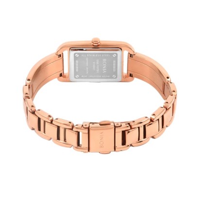 Bonia Monogram BNB10751-2517 Rosegold Stainless Steel Women Watch Bonia Monogram BNB10751-2517 Rosegold Stainless Steel Women Watch