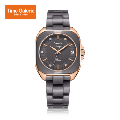 Alexandre Christie ALCW2B31LDBRGGR Stainless Steel Case with Steel + Ceramic Band Analog Women's Watch Alexandre Christie ALCW2B31LDBRGGR Stainless Steel Case with Steel + Ceramic Band Analog Women's Watch