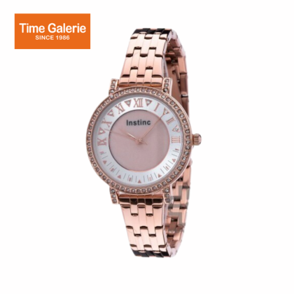 Instinc M5849M-XD1RRR Rose Gold Stainless Steel Band Women Watch Instinc M5849M-XD1RRR Rose Gold Stainless Steel Band Women Watch