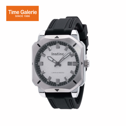 Instinc M6071L-NZ1WHW Black Silicon Band Men Watch Instinc M6071L-NZ1WHW Black Silicon Band Men Watch