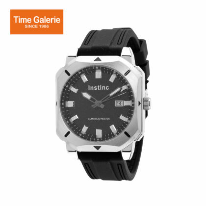 Instinc M6071L-NZ1WHH Black Silicon Band Men Watch Instinc M6071L-NZ1WHH Black Silicon Band Men Watch