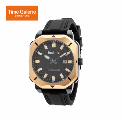 Instinc M6071L-NZ1FHF Black Silicon Band Men Watch Instinc M6071L-NZ1FHF Black Silicon Band Men Watch