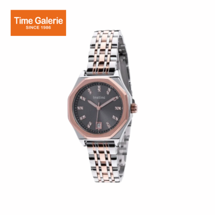Instinc M6131M-XZ1IIZ Silver Stainless Steel Band Women Watch