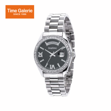 Instinc M6132M-XD1WWH Silver Stainless Steel Band Women Watch Instinc M6132M-XD1WWH Silver Stainless Steel Band Women Watch