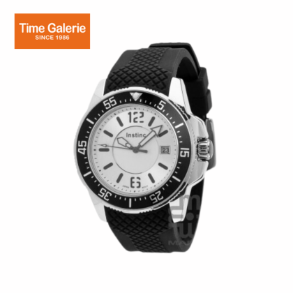Instinc M6183L-NZ1WHW Black Silicon Band Men Watch Instinc M6183L-NZ1WHW Black Silicon Band Men Watch