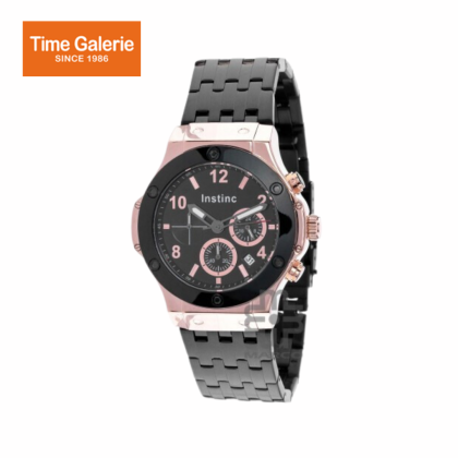 Instinc M6525L-XZ2UHH Black Stainless Steel Band Men Watch Instinc M6525L-XZ2UHH Black Stainless Steel Band Men Watch