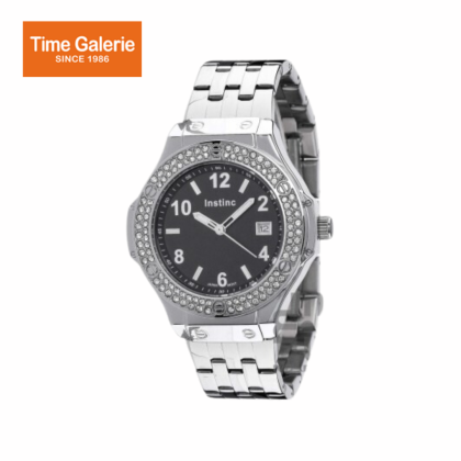 Instinc M6526L-XD1WWH Silver Stainless Steel Band Men Watch Instinc M6526L-XD1WWH Silver Stainless Steel Band Men Watch