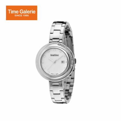Instinc INS-DK04-SL-SL Silver Stainless Steel Band Women Watch Instinc INS-DK04-SL-SL Silver Stainless Steel Band Women Watch