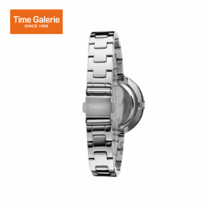 Instinc INS-DK04-SL-BK Silver Stainless Steel Band Women Watch Instinc INS-DK04-SL-BK Silver Stainless Steel Band Women Watch