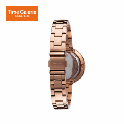 Instinc INS-DK04-RG-SL Rose Gold Stainless Steel Band Women Watch Instinc INS-DK04-RG-SL Rose Gold Stainless Steel Band Women Watch