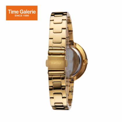 Instinc INS-DK04-GD-BK Gold Stainless Steel Band Women Watch Instinc INS-DK04-GD-BK Gold Stainless Steel Band Women Watch