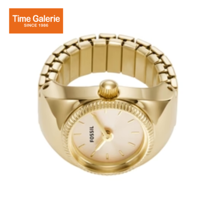 Fossil Watch Ring ES5246 Two-Hand Gold-Tone Stainless Steel Fossil Watch Ring ES5246 Two-Hand Gold-Tone Stainless Steel