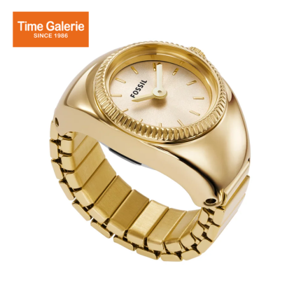 Fossil Watch Ring ES5246 Two-Hand Gold-Tone Stainless Steel Fossil Watch Ring ES5246 Two-Hand Gold-Tone Stainless Steel