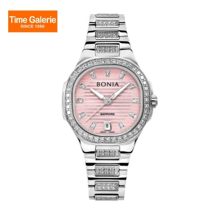 Bonia Cristallo BNB10833-2377LE Stainless Steel Band Women Watch