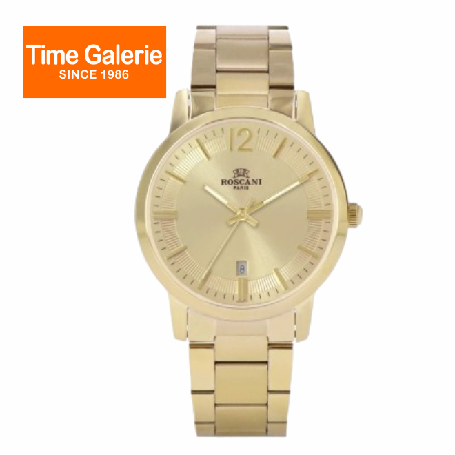 ROSCANI ROSW4505L1 Sunray Dial Stainless Steel Strap Analog Men Watch