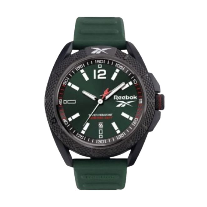 Reebok RV-GRD-G3-PGIG-GW Green Silicone Strap Men Watch
